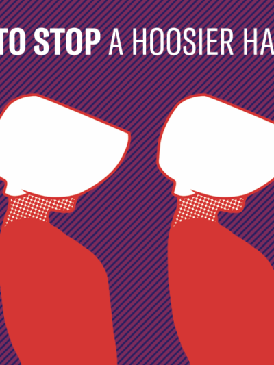 Graphic of handmaids