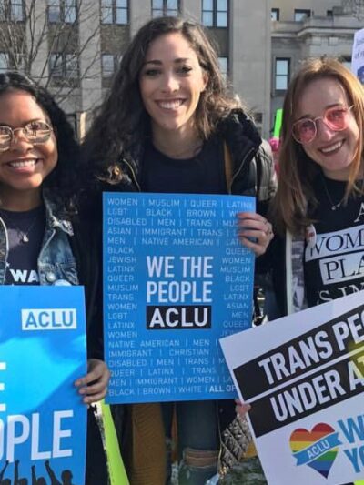 ACLU Indiana Volunteer Protests
