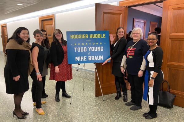 ACLU of Indiana and community partners lobbying in D.C. for pregnant workers' accommodations
