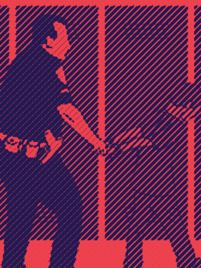 cop handcuffing young student in a school