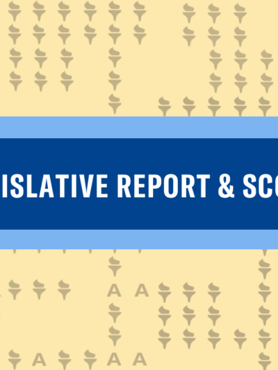 Reads, "2025 Legislative Report and Scorecard."