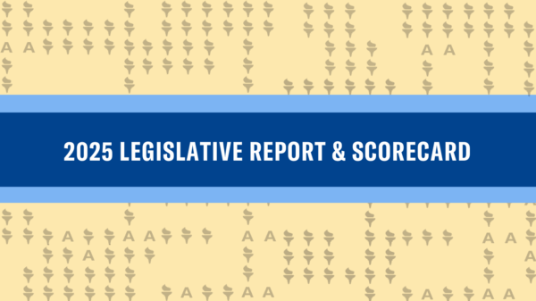 Reads, "2025 Legislative Report and Scorecard."