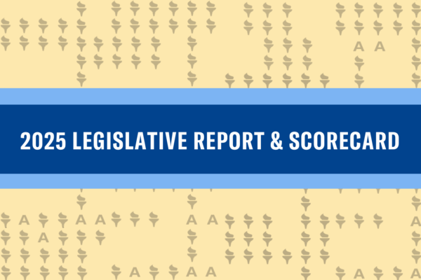 Reads, "2025 Legislative Report and Scorecard."