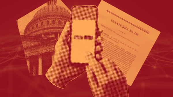 SB 199 Blog Post: Phone in Hand, SB 199 Bill, Statehouse Image