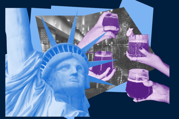 Statue of Liberty and drinks
