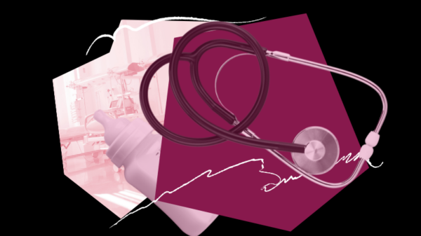 Reproductive and maternal rights collage