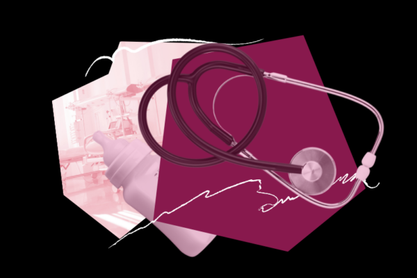 Reproductive and maternal rights collage