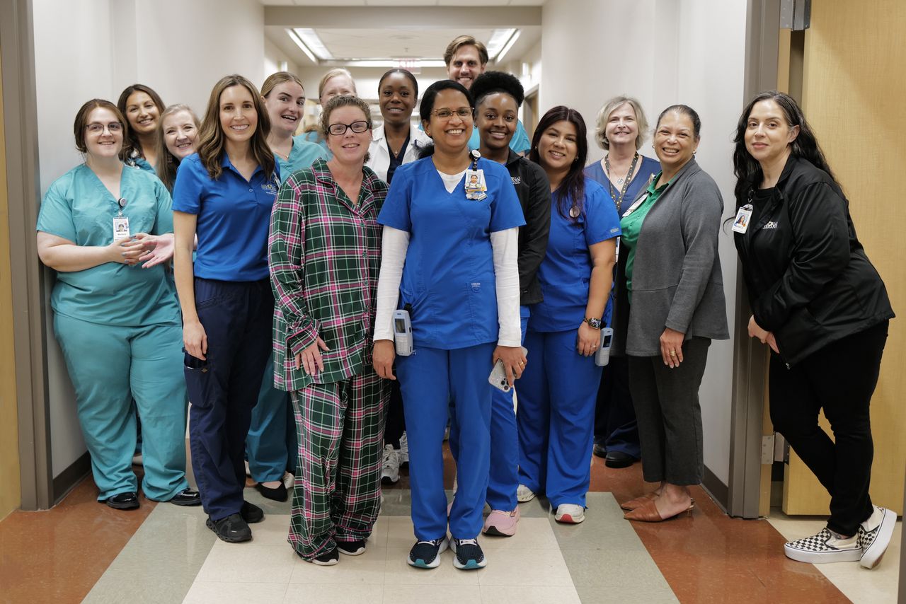 Sini with Colleagues at Memorial Hermann
