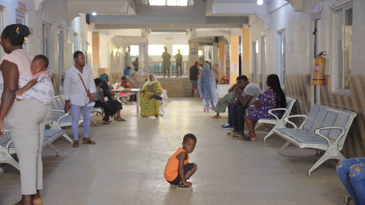 Waiting Room at Afari Hospital.