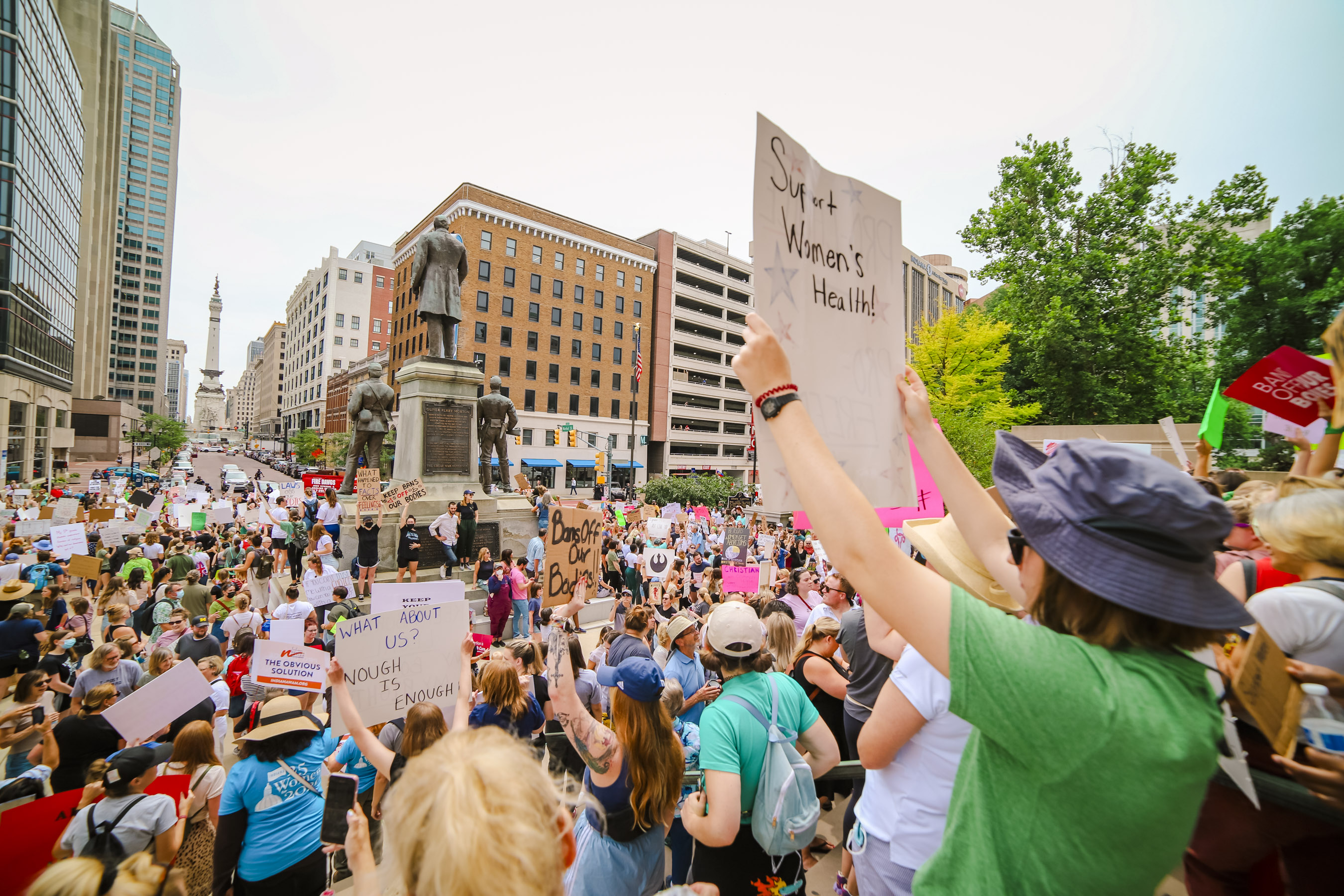 Rally for Abortion Access at the Indiana Statehouse