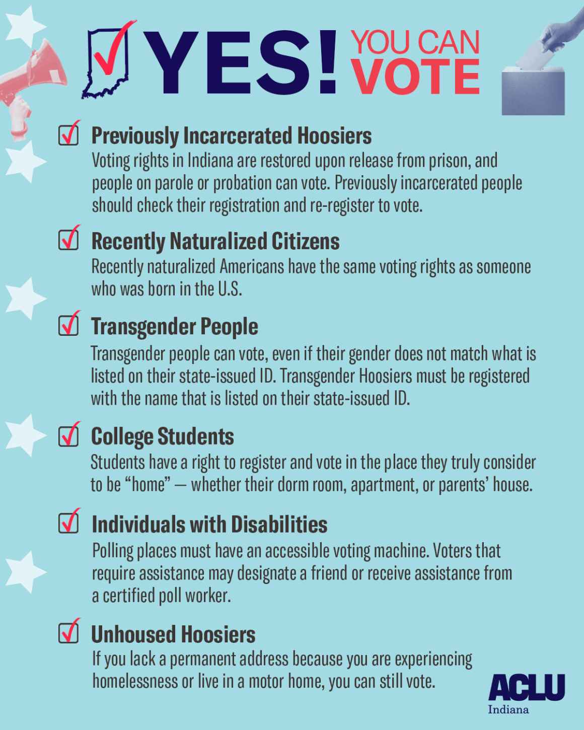 Yes You Can Vote