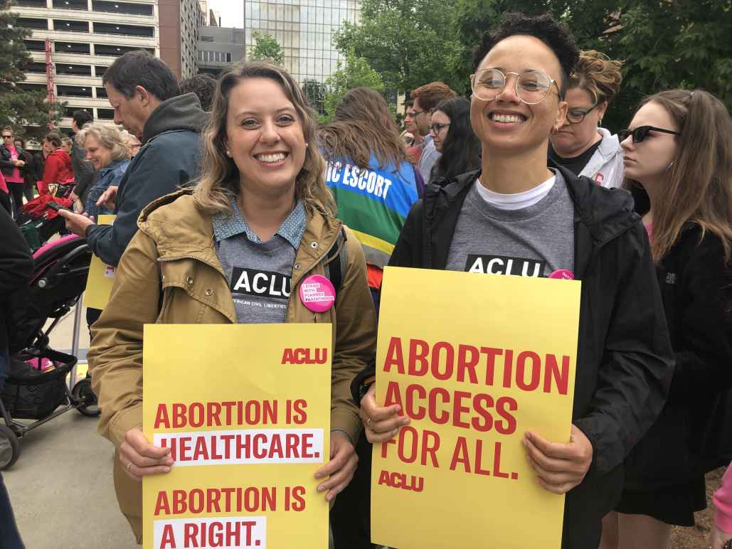 abortion rally indiana statehouse reproductive rights aclu