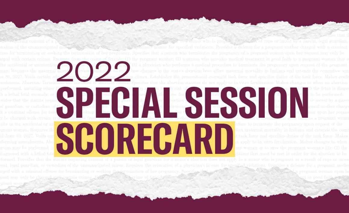 2022 Special Session Scorecard