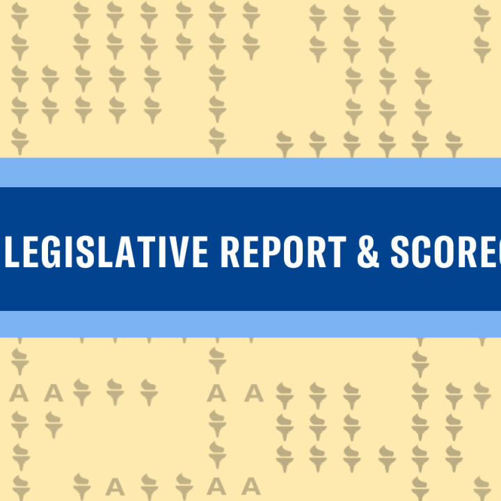 Reads, "2025 Legislative Report and Scorecard."