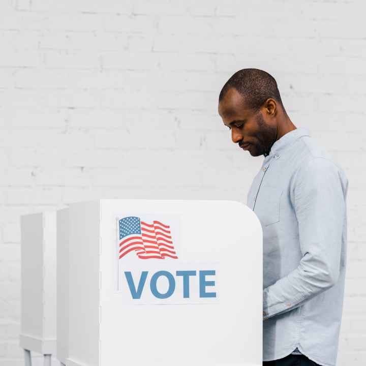 Person voting